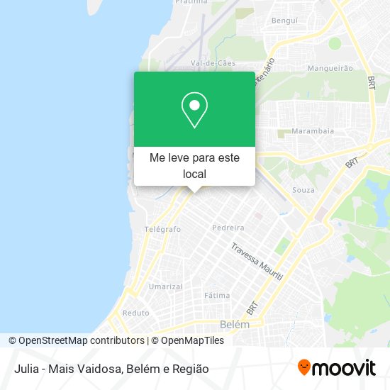 Julia - Mais Vaidosa mapa