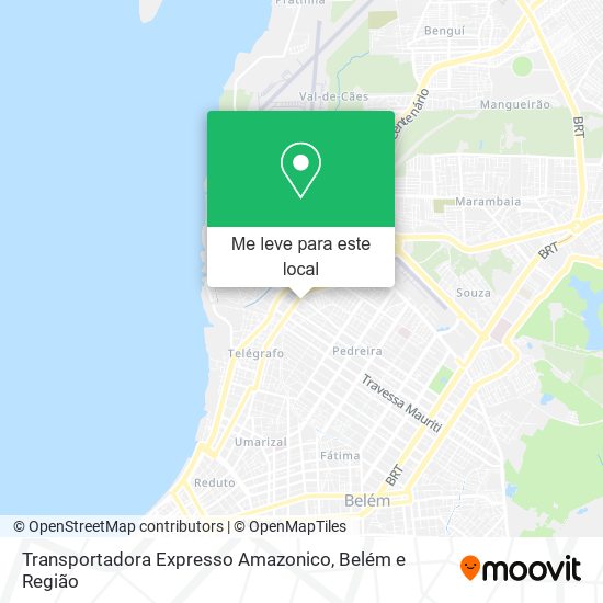 Transportadora Expresso Amazonico mapa