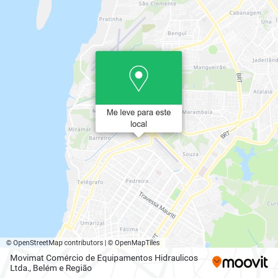 Movimat Comércio de Equipamentos Hidraulicos Ltda. mapa