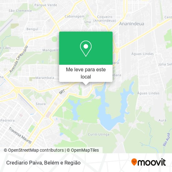 Crediario Paiva mapa
