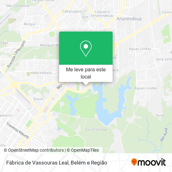 Fábrica de Vassouras Leal mapa