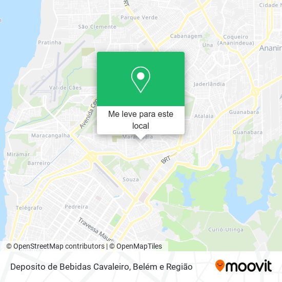Deposito de Bebidas Cavaleiro mapa