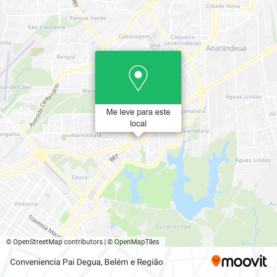 Conveniencia Pai Degua mapa