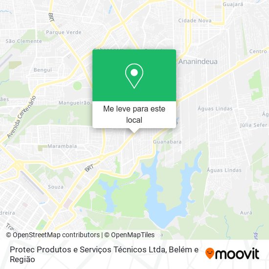 Protec Produtos e Serviços Técnicos Ltda mapa