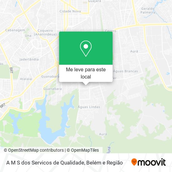 A M S dos Servicos de Qualidade mapa