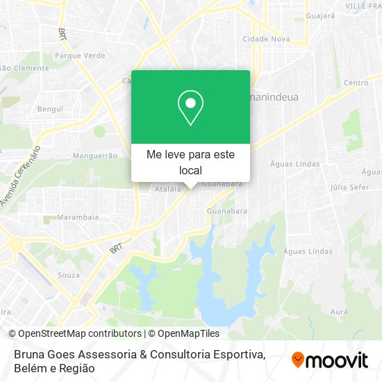 Bruna Goes Assessoria & Consultoria Esportiva mapa