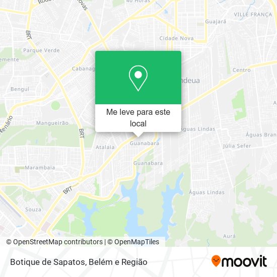 Botique de Sapatos mapa