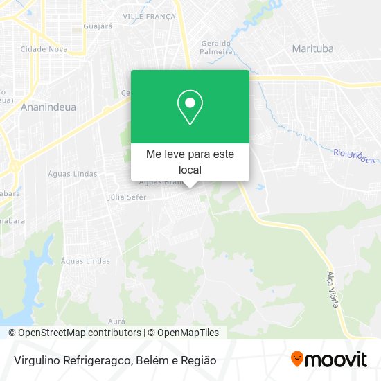 Virgulino Refrigeragco mapa