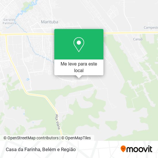 Casa da Farinha mapa