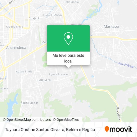 Taynara Cristine Santos Oliveira mapa