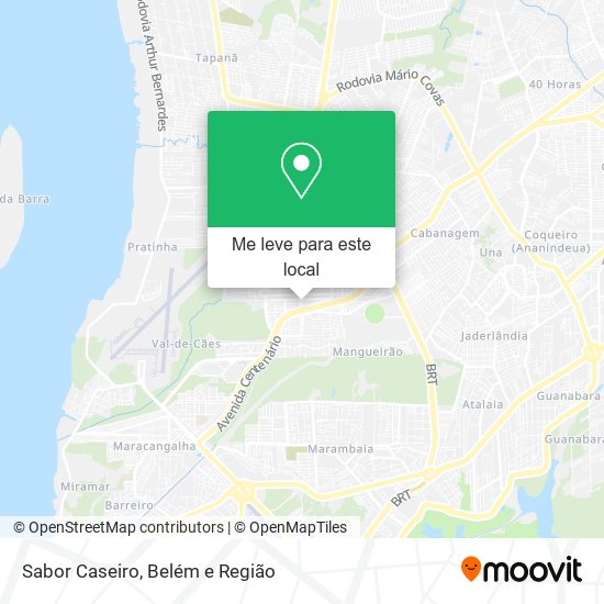 Sabor Caseiro mapa