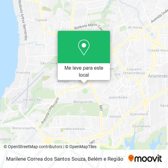 Marilene Correa dos Santos Souza mapa