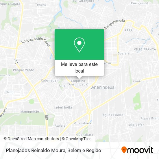 Planejados Reinaldo Moura mapa