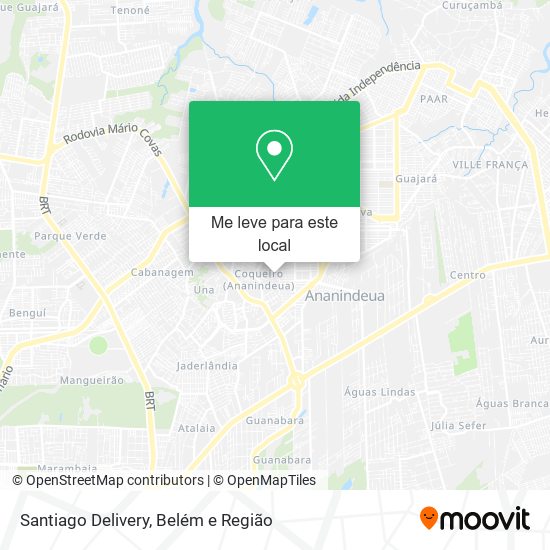 Santiago Delivery mapa