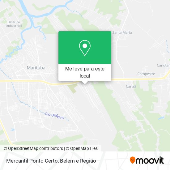 Mercantil Ponto Certo mapa