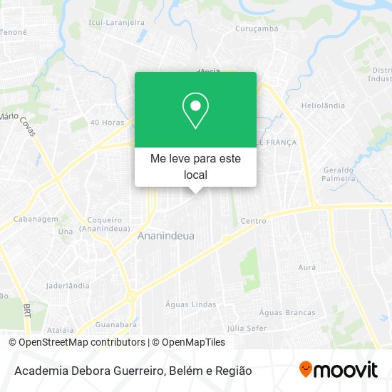 Academia Debora Guerreiro mapa