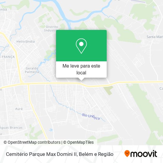 Cemitério Parque Max Domini II mapa