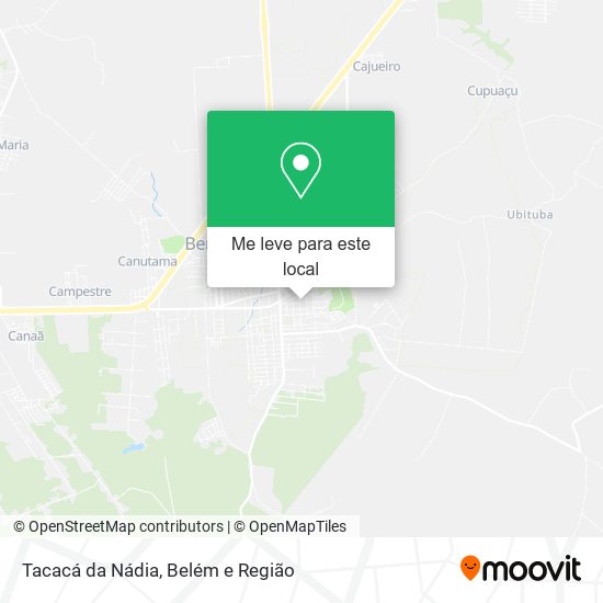 Tacacá da Nádia mapa