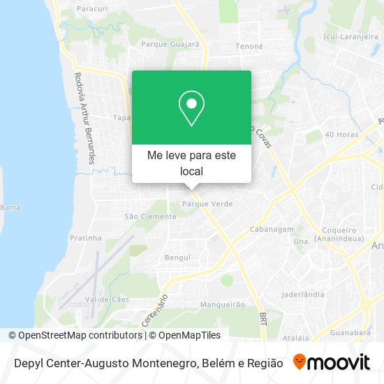 Depyl Center-Augusto Montenegro mapa