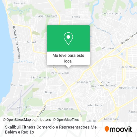 Skalibull Fitness Comercio e Representacoes Me mapa