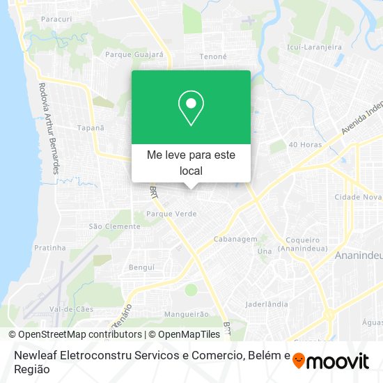 Newleaf Eletroconstru Servicos e Comercio mapa