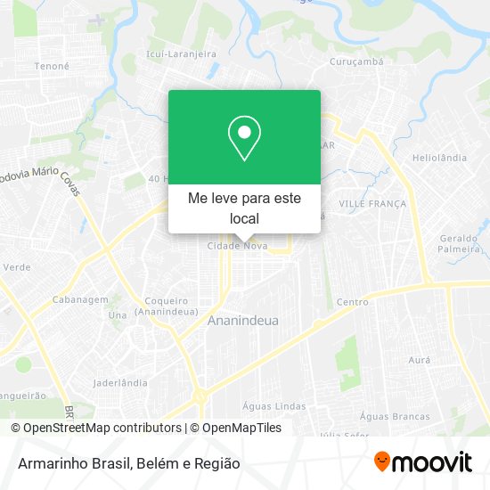 Armarinho Brasil mapa