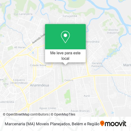 Marcenaria (MA) Moveis Planejados mapa