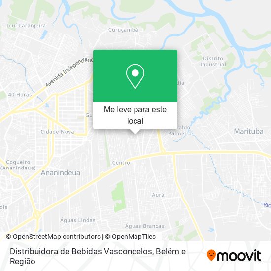 Distribuidora de Bebidas Vasconcelos mapa