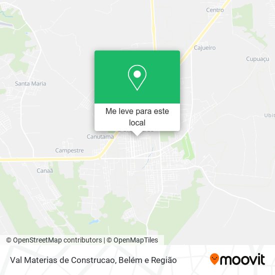 Val Materias de Construcao mapa