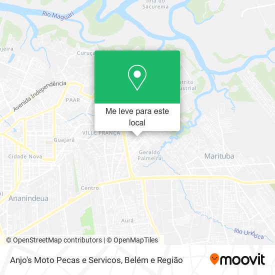 Anjo's Moto Pecas e Servicos mapa