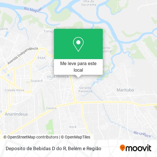 Deposito de Bebidas D do R mapa