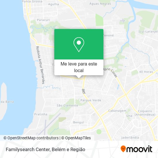 Familysearch Center mapa