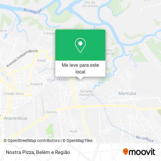 Nostra Pizza mapa