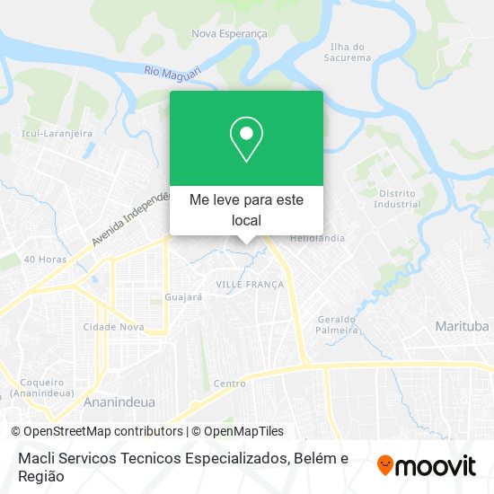 Macli Servicos Tecnicos Especializados mapa