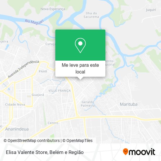 Elisa Valente Store mapa