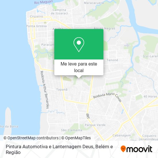 Pintura Automotiva e Lanternagem Deus mapa