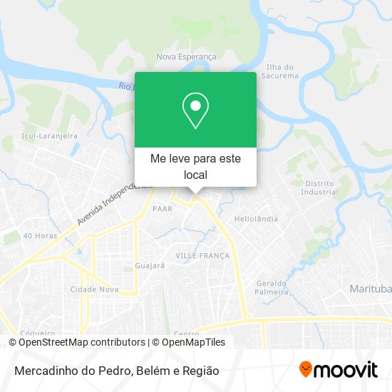 Mercadinho do Pedro mapa