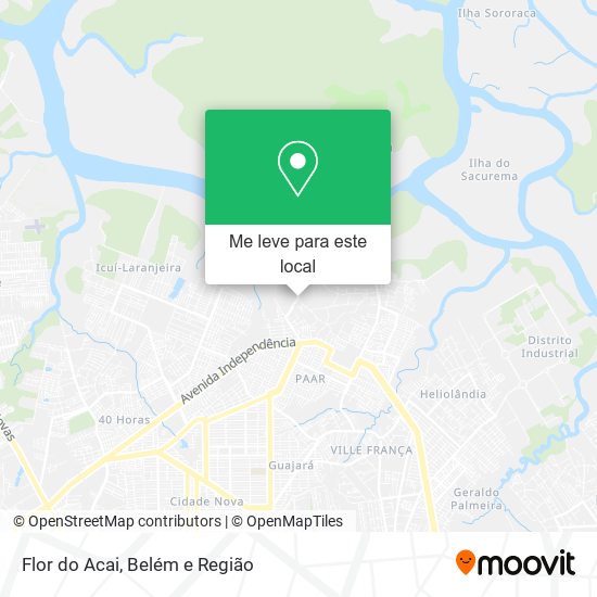 Flor do Acai mapa