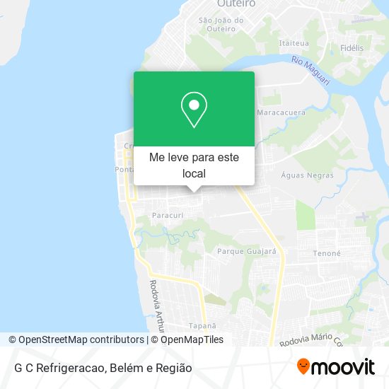 G C Refrigeracao mapa