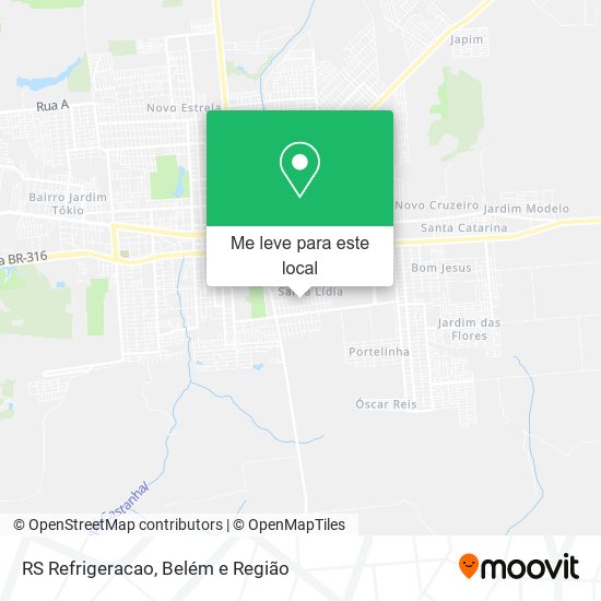 RS Refrigeracao mapa