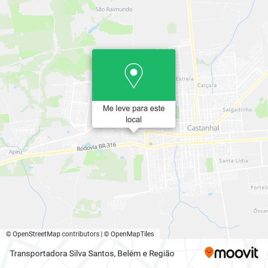 Transportadora Silva Santos mapa