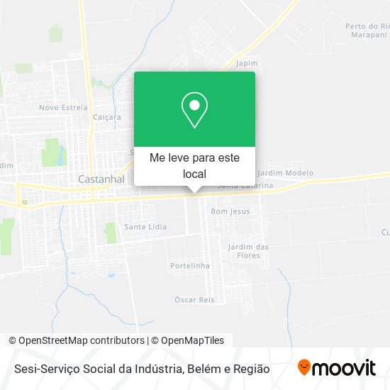 Sesi-Serviço Social da Indústria mapa