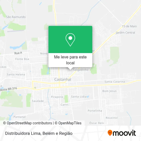 Distribuidora Lima mapa