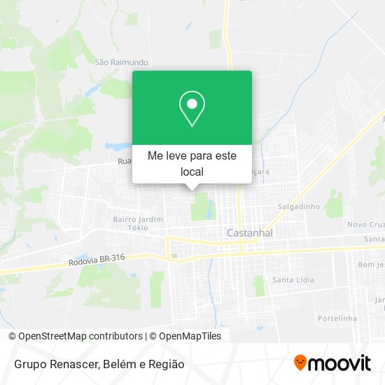 Grupo Renascer mapa