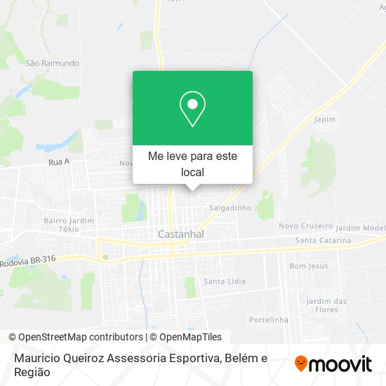 Mauricio Queiroz Assessoria Esportiva mapa