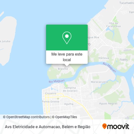 Avs Eletricidade e Automacao mapa