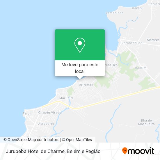 Jurubeba Hotel de Charme mapa