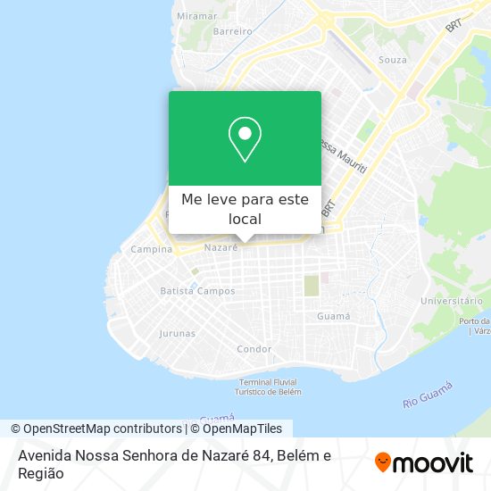 Avenida Nossa Senhora de Nazaré 84 mapa