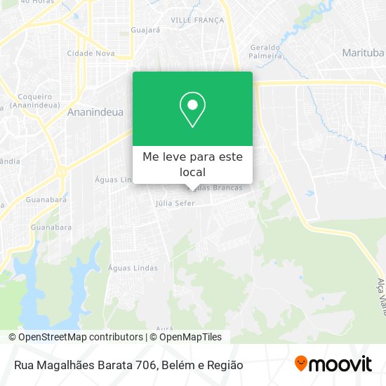 Rua Magalhães Barata 706 mapa