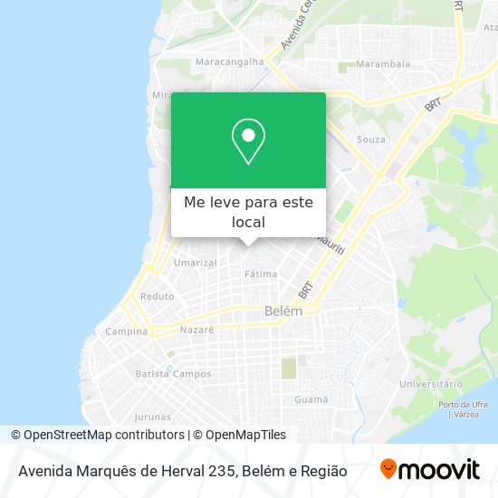 Avenida Marquês de Herval 235 mapa